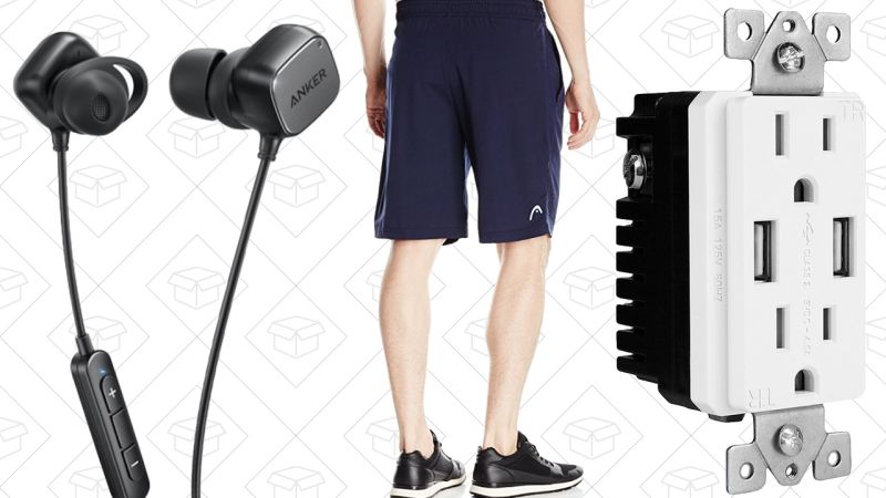 Illustration for article titled Las mejores ofertas del día: Rebajas de Amazon en ropa deportiva, enchufes con USB, Auriculares Anker y más